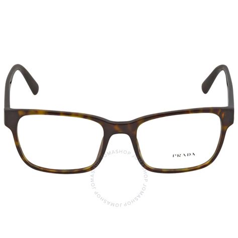 Prada Men's Rectangular Eyeglass Frames PR 06UV 